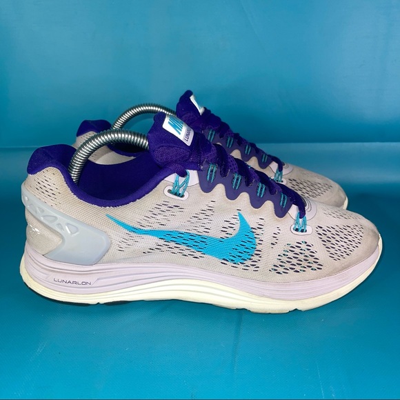 Nike Lunarglide 5 Violet Frost Purple Gamma Running Shoes Women's 9.5 - Picture 1 of 8